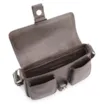 Bolsa De Ombro Fivela Couro Estonado Marrom - imagem 4