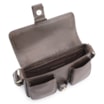 Bolsa De Ombro Fivela Couro Estonado Marrom - imagem 4