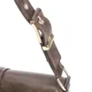 Bolsa De Ombro Fivela Couro Estonado Marrom - imagem 5