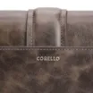 Bolsa De Ombro Fivela Couro Estonado Marrom - imagem 6