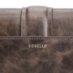 Bolsa De Ombro Fivela Couro Estonado Marrom - imagem 6