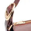 Bolsa De Ombro Fivela Couro Marrom - imagem 6