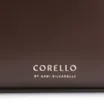 Bolsa De Ombro Fivela Couro Marrom Adamascado - imagem 6