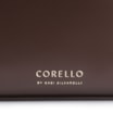 Bolsa De Ombro Fivela Couro Marrom Adamascado - imagem 6