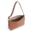 Bolsa De Ombro Fivela Couro Marrom Claro - imagem 5