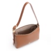 Bolsa De Ombro Fivela Couro Marrom Claro - imagem 5