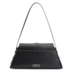 Bolsa De Ombro Fivela Couro Preto/Couro Pelo Vaca - imagem 4