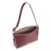 Bolsa De Ombro Fivela Couro Vinho - imagem 4