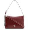 Bolsa De Ombro Fivela Couro Vinho - imagem 1
