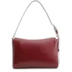 Bolsa De Ombro Fivela Couro Vinho - imagem 3