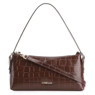Couro Croco Marrom