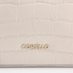 Bolsa De Ombro Fivelas Couro Croco Off White - imagem 6