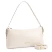Bolsa De Ombro Fivelas Couro Croco Off White - imagem 2