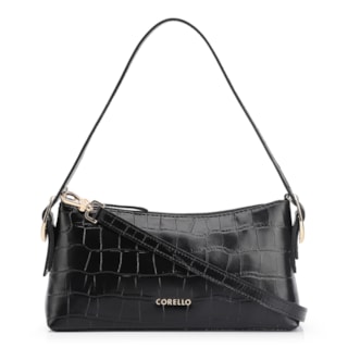 Couro Croco Preto