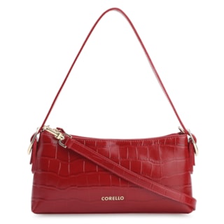 Couro Croco Vermelho