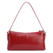 Bolsa De Ombro Fivelas Couro Croco Vermelho - imagem 3