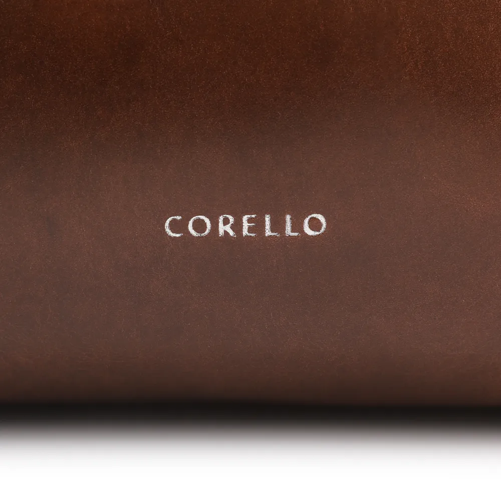 Bolsa De Ombro Fivelas Couro Marrom - imagem 6