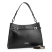 Bolsa De Ombro Fivelas Couro Preto - imagem 2