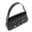 Bolsa De Ombro Fivelas Couro Preto - imagem 5