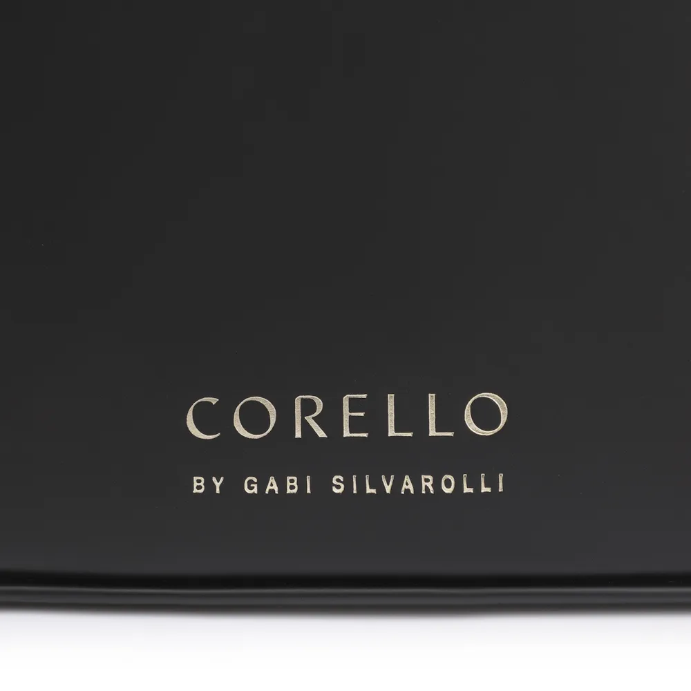 Bolsa De Ombro Fivelas Couro Preto - imagem 7