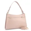 Bolsa De Ombro Fivelas Couro Rosa - imagem 3