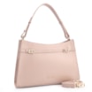 Bolsa De Ombro Fivelas Couro Rosa - imagem 3