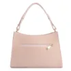 Bolsa De Ombro Fivelas Couro Rosa - imagem 4