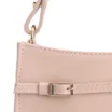 Bolsa De Ombro Fivelas Couro Rosa - imagem 8