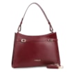 Bolsa De Ombro Fivelas Couro Vermelho Cereja - imagem 3
