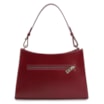 Bolsa De Ombro Fivelas Couro Vermelho Cereja - imagem 4