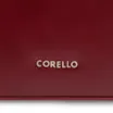 Bolsa De Ombro Fivelas Couro Vermelho Cereja - imagem 7