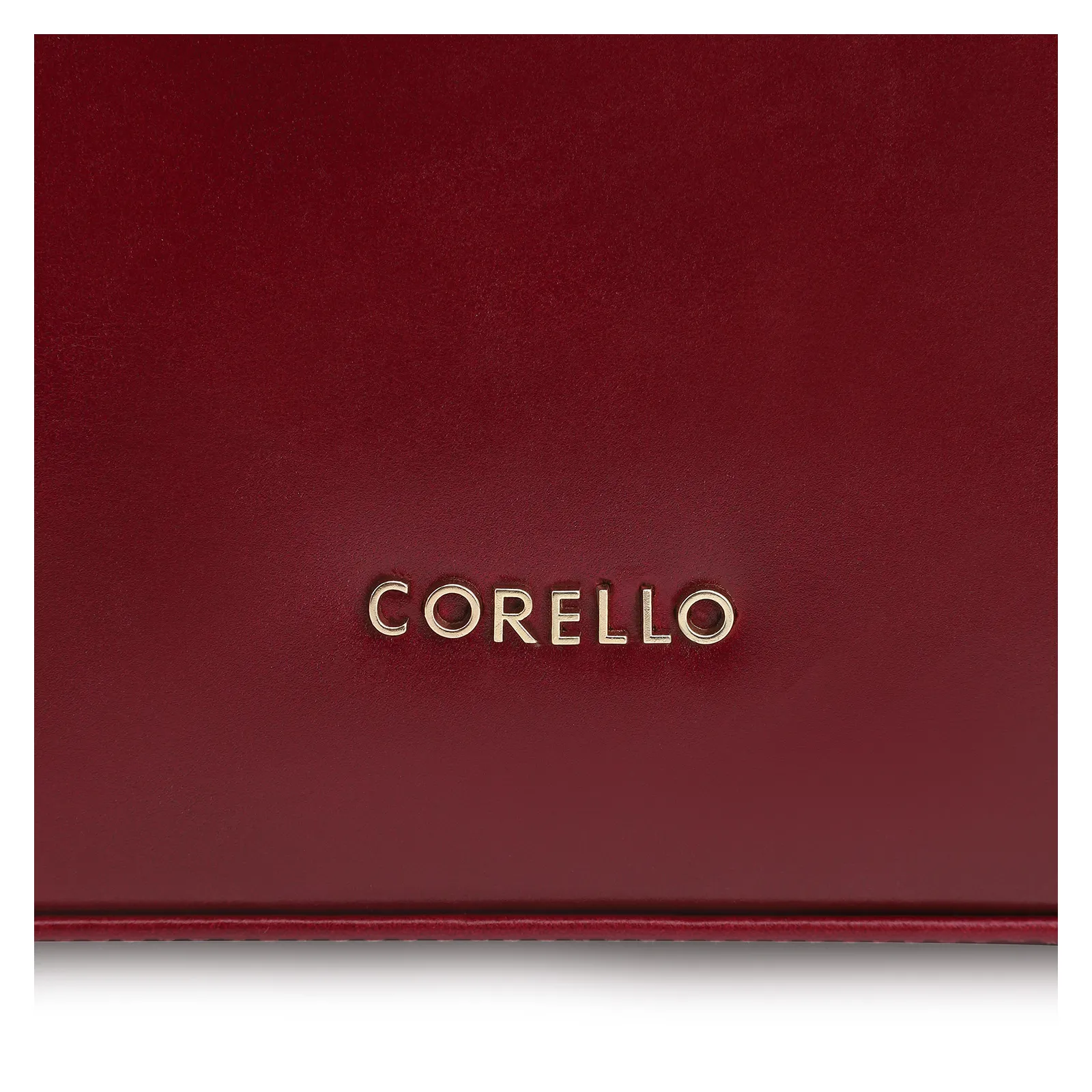Bolsa De Ombro Fivelas Couro Vermelho Cereja