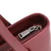 Bolsa De Ombro Fivelas Couro Vinho - imagem 6