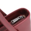Bolsa De Ombro Fivelas Couro Vinho - imagem 6
