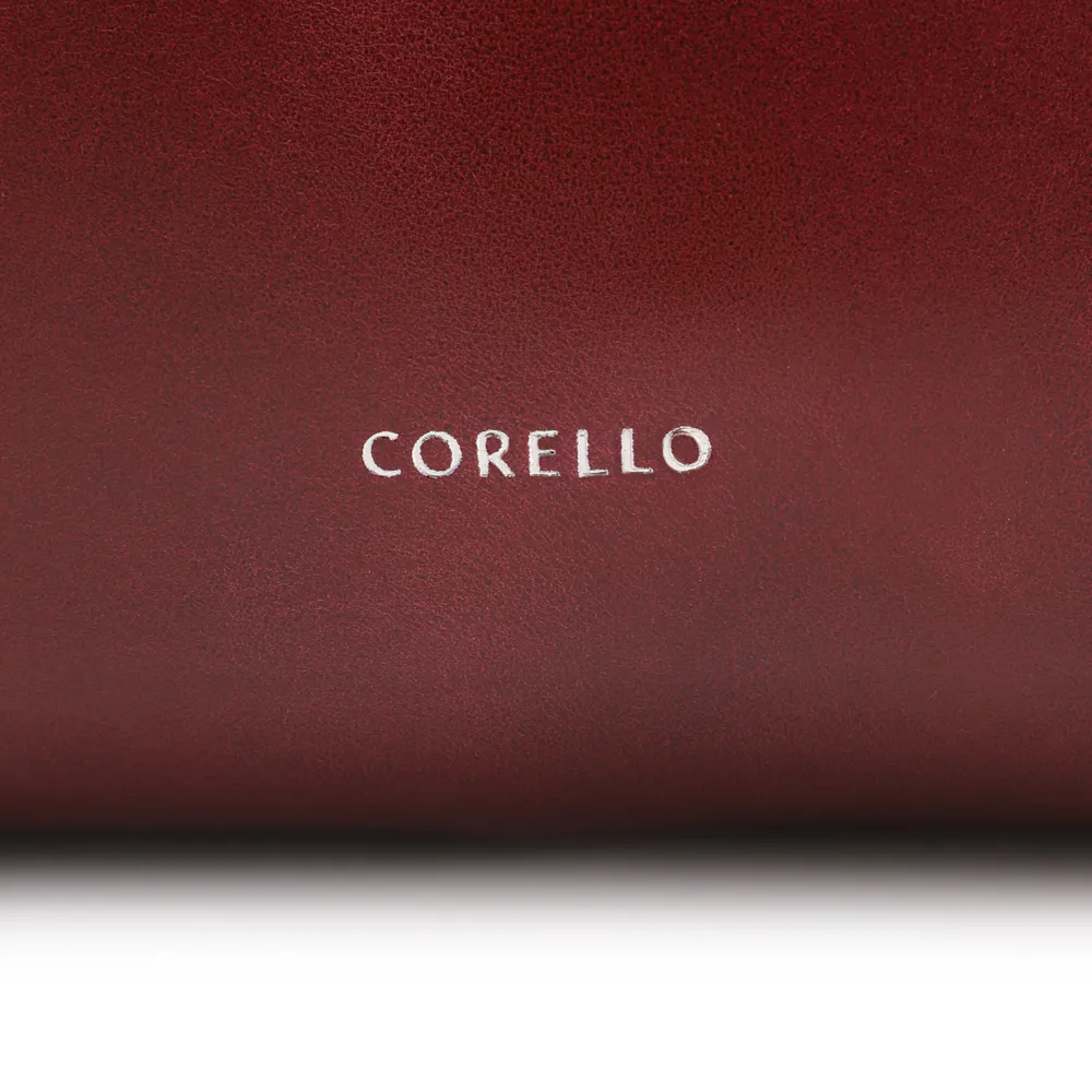 Bolsa De Ombro Fivelas Couro Vinho - imagem 7