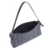 Bolsa De Ombro Fivelas Tweed Azul/Couro Azul - imagem 4