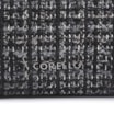 Bolsa De Ombro Fivelas Tweed Preto/Couro Preto - imagem 6