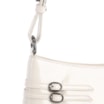 Bolsa De Ombro Fivelas Verniz Off White - imagem 6