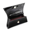 Bolsa De Ombro Fivelas Verniz Preto - imagem 4