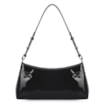 Bolsa De Ombro Fivelas Verniz Preto - imagem 3