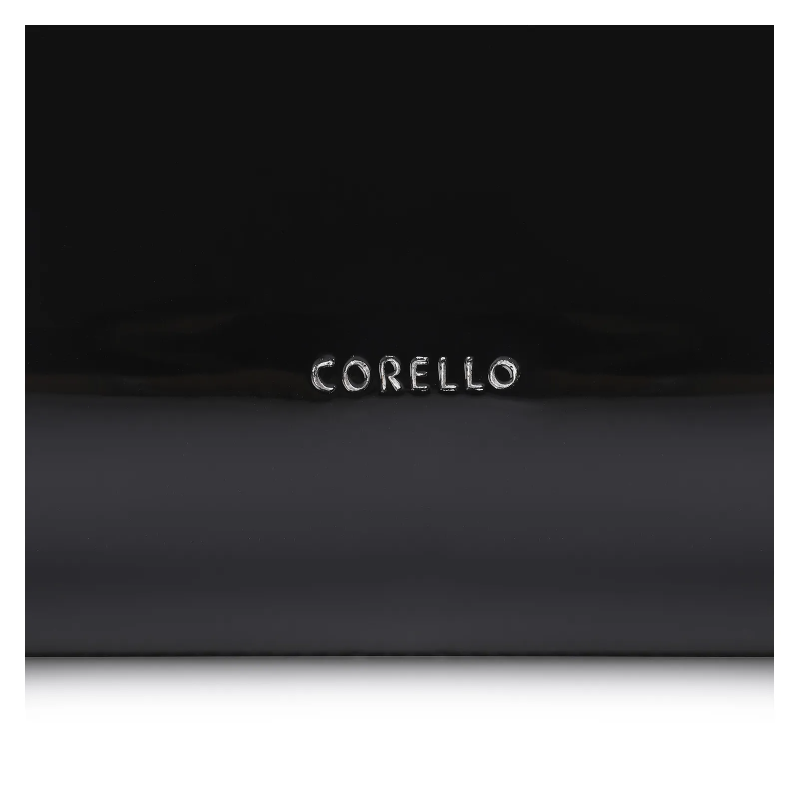 Bolsa De Ombro Fivelas Verniz Preto