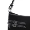 Bolsa De Ombro Fivelas Verniz Preto - imagem 6