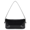 Bolsa De Ombro Fivelas Verniz Preto - imagem 1
