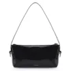 Bolsa De Ombro Fivelas Verniz Preto - imagem 4