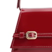 Bolsa De Ombro Fivelas Verniz Vermelho - imagem 5