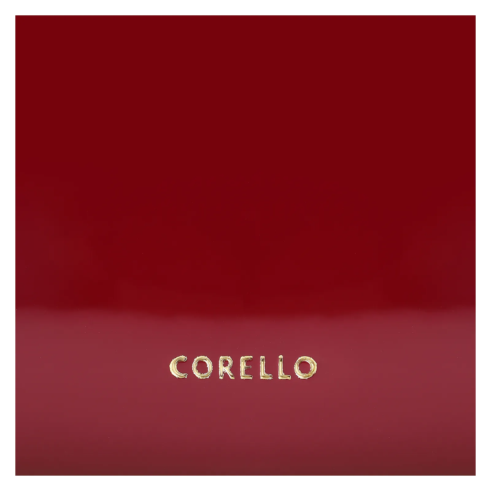 Bolsa De Ombro Fivelas Verniz Vermelho