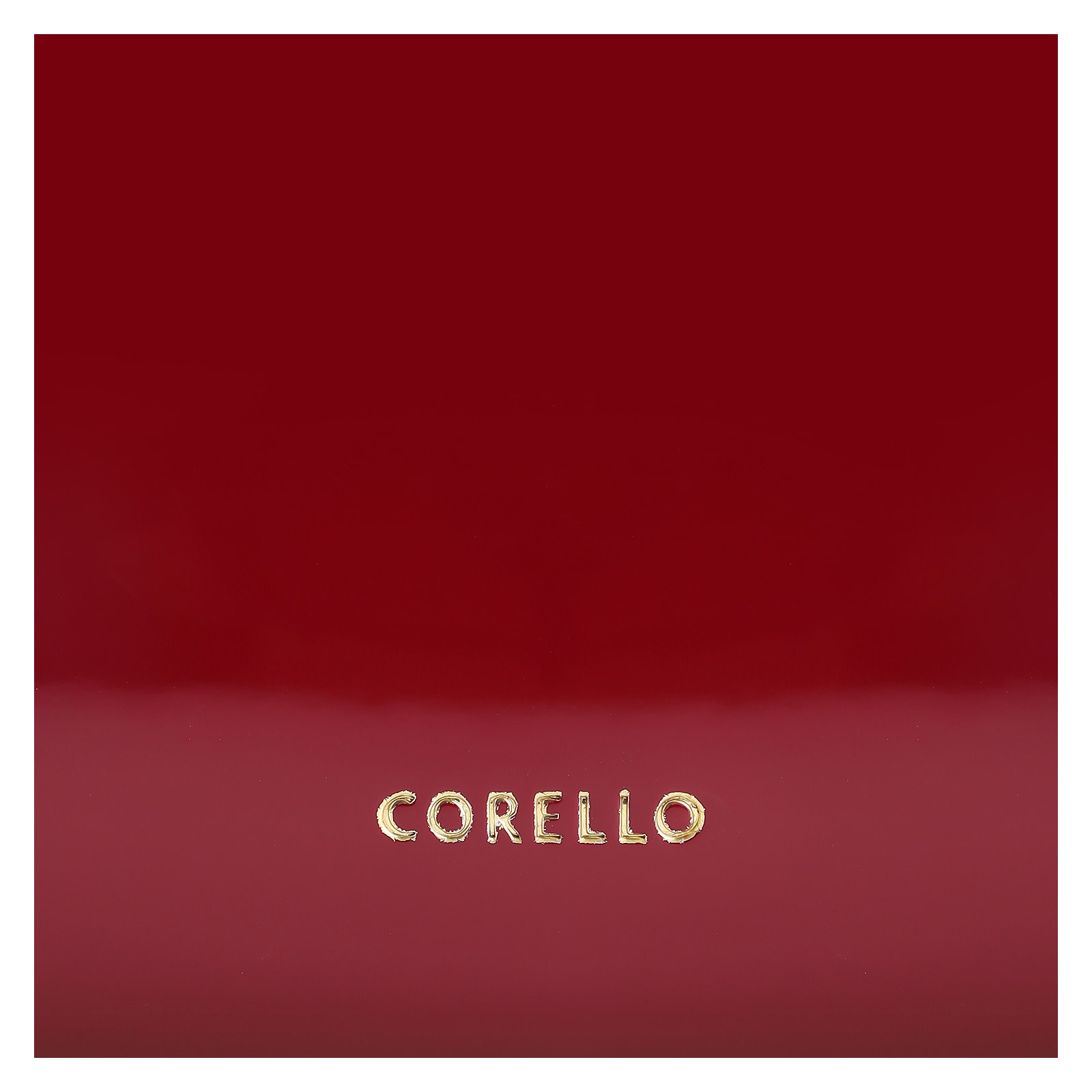 Bolsa De Ombro Fivelas Verniz Vermelho