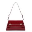 Bolsa De Ombro Fivelas Verniz Vermelho - imagem 1