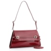 Bolsa De Ombro Fivelas Verniz Vermelho - imagem 2