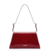 Bolsa De Ombro Fivelas Verniz Vermelho - imagem 3